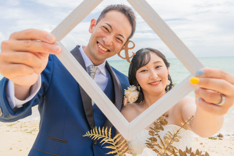 海と笑顔に包まれる、ふたりのはじまりフォトストーリー