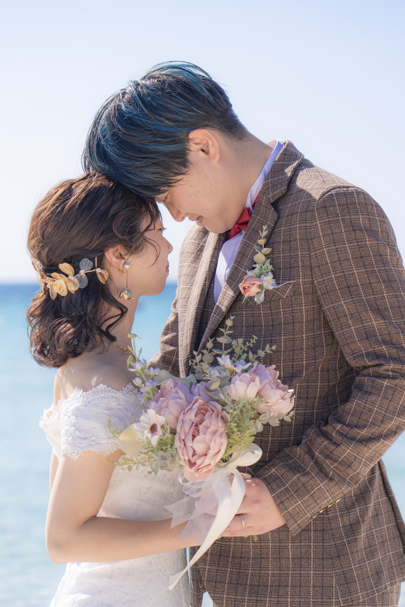 おでこをくっ付けて♡⋆