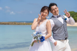 青と緑に包まれて