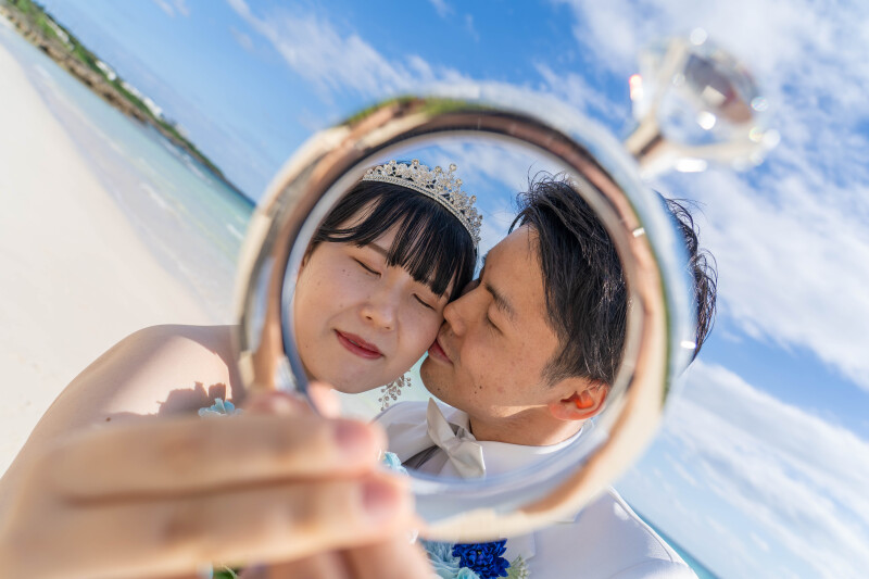 リング越しに写る特別なキス