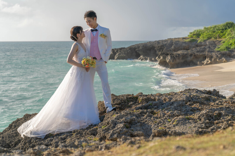 海を見渡す、開放感あふれるロケーションフォト