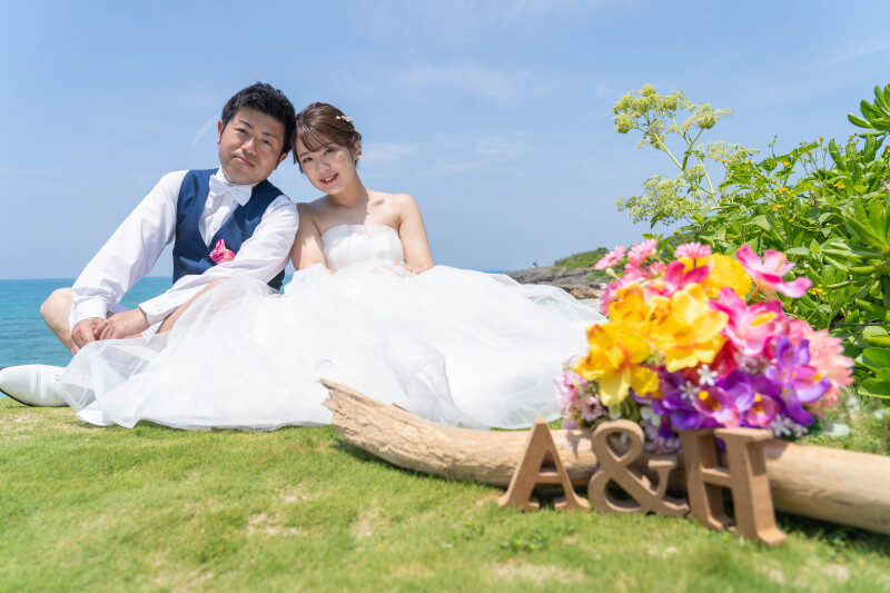 グリーンに囲まれて