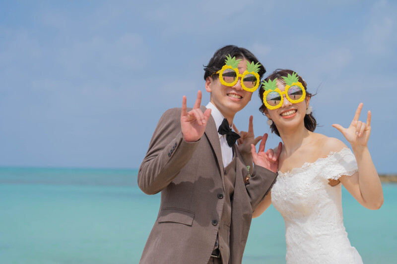 遊び心あふれる、笑顔のワンカット