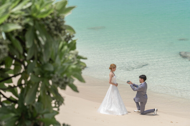 大切な想いを込めた、プロポーズシーン