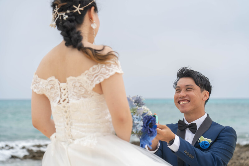 想いを込めたプロポーズシーン