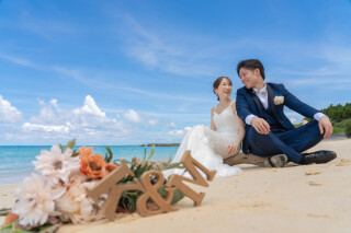 リラックスムードのビーチ撮影