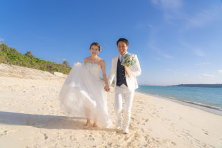 美しい青空とサンセット