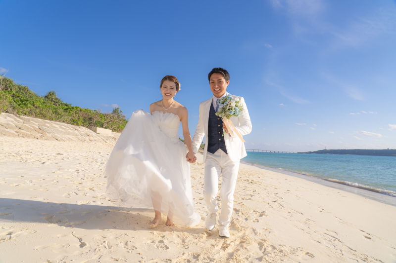 美しい青空とサンセット