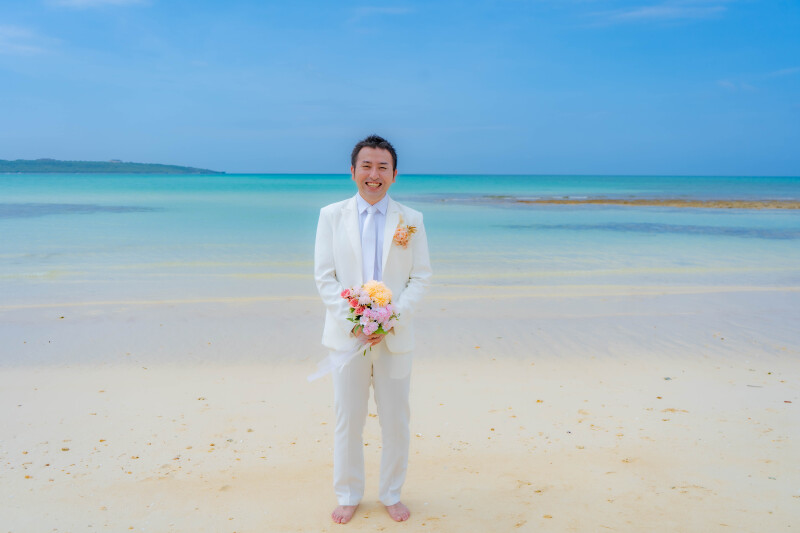 新郎様ソロショット ☺︎ 