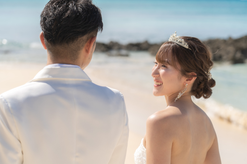 振り向く笑顔にきゅんとする