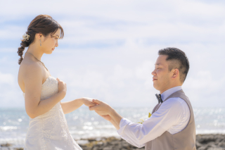 美しい海で誓いを…