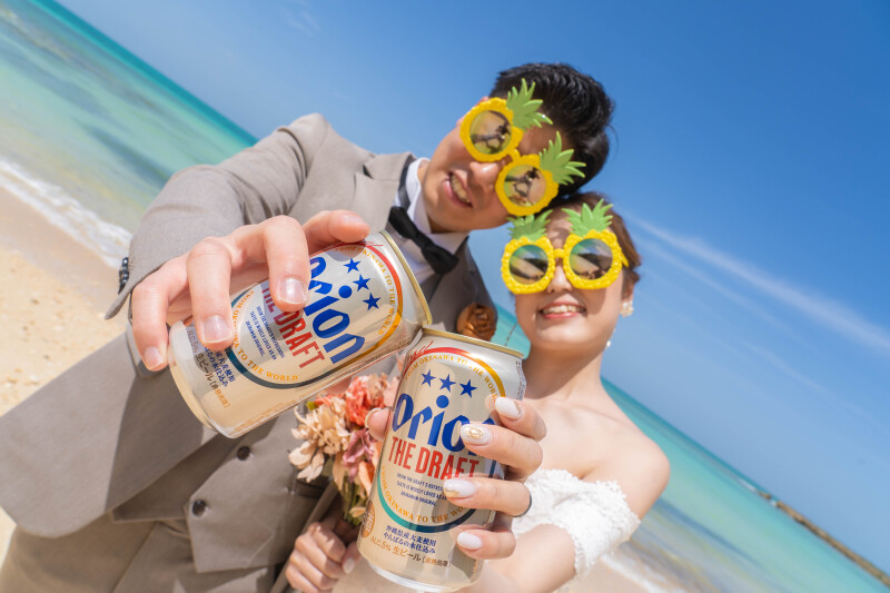 乾杯ショットで旅の思い出を