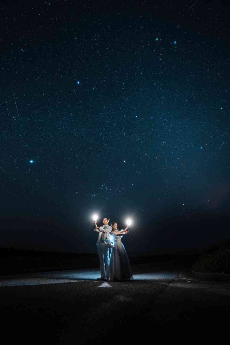 宮古島ウェディングフォト_夜景で撮影できる