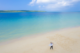 宮古島ウェディングフォト_1ロケーションプラン　オープニングドロームービ-