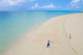 宮古島ウェディングフォト_1ロケーションプラン　オープニングドロームービ-