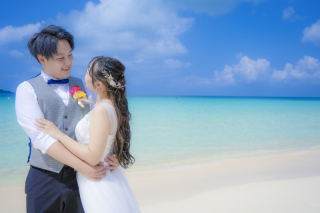 宮古島ウェディングフォト_1ロケーションプラン　オープニングドロームービ-
