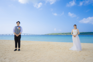 宮古島ウェディングフォト_1ロケーションプラン　オープニングドロームービ-