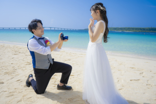 宮古島ウェディングフォト_1ロケーションプラン　オープニングドロームービ-