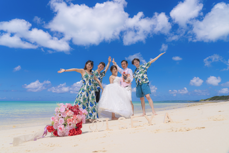 【ご旅行の記念】宮古島の海で思い出をファミリープラン 「土日祝などの曜日の追加料金不要でいつでも同じ安心プラン納得プランです!」