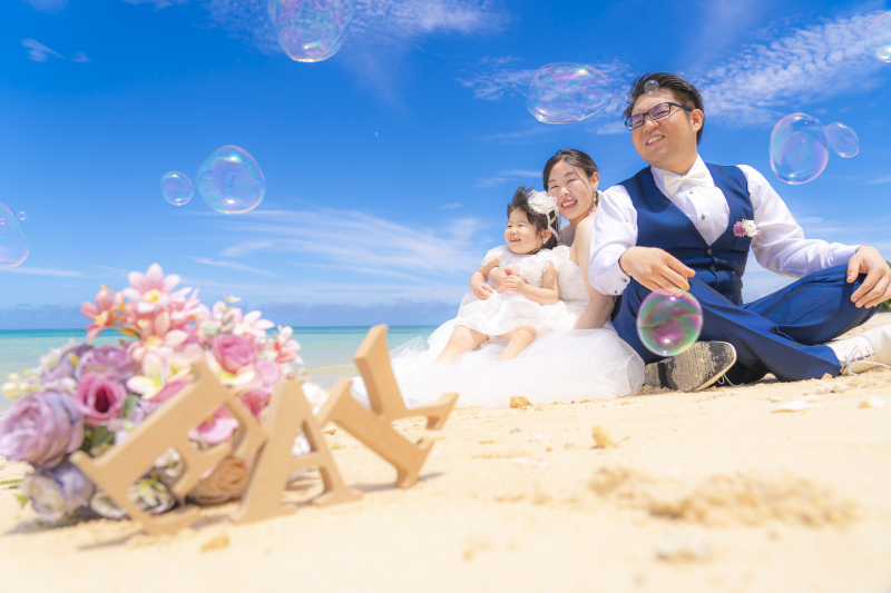 【ご旅行の記念】宮古島の海で思い出をファミリープラン 「土日祝などの曜日の追加料金不要でいつでも同じ安心プラン納得プランです!」