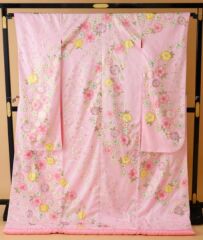 ピンク地桜の舞