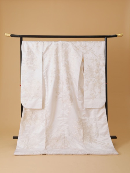 白地　鶴　枝垂桜