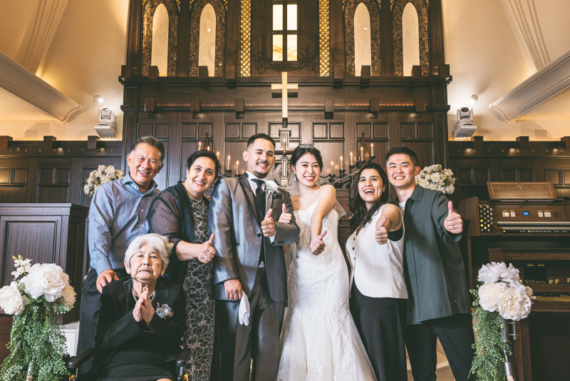 【洋装】チャペル×スタジオ撮影