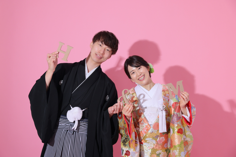 イニシャルを使って