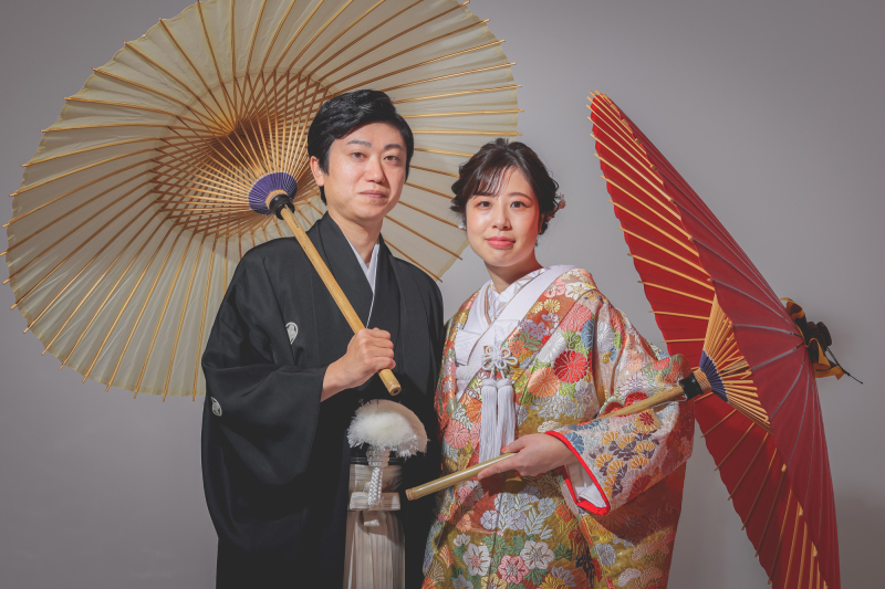 かっこいい和傘使い