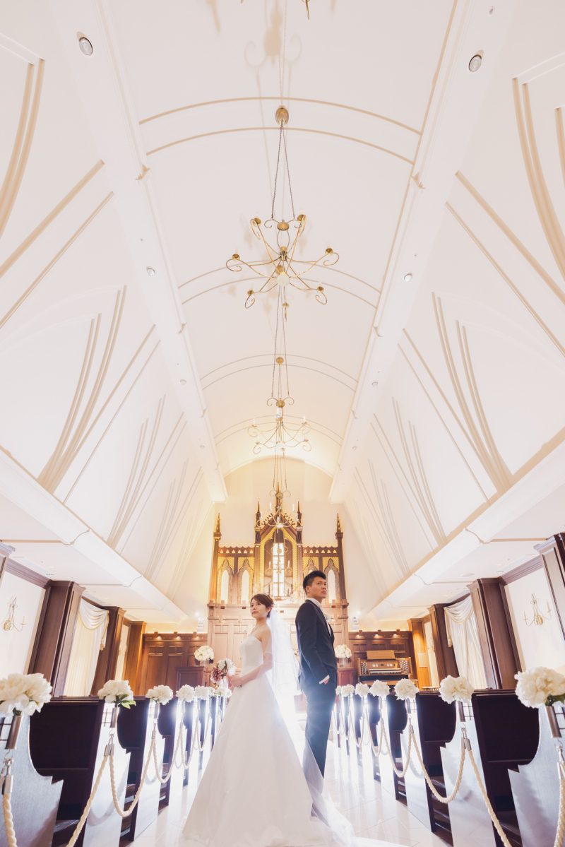 チャペルではカッコよく