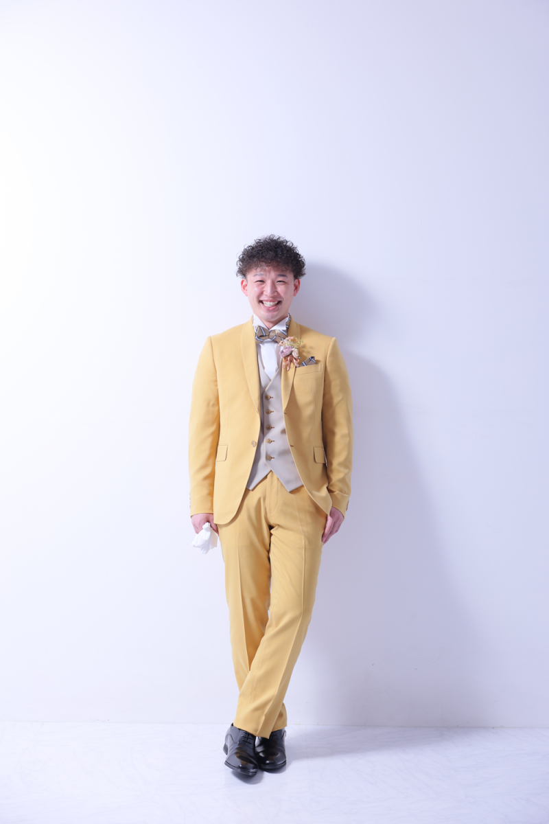 ソロショット　ご新郎様