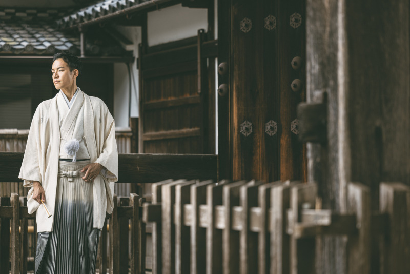 新郎様もソロ写真^^