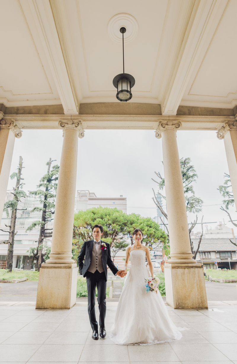 正門でお外撮影