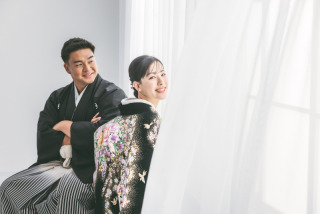 【色打掛&times;白無垢】スタジオ撮影