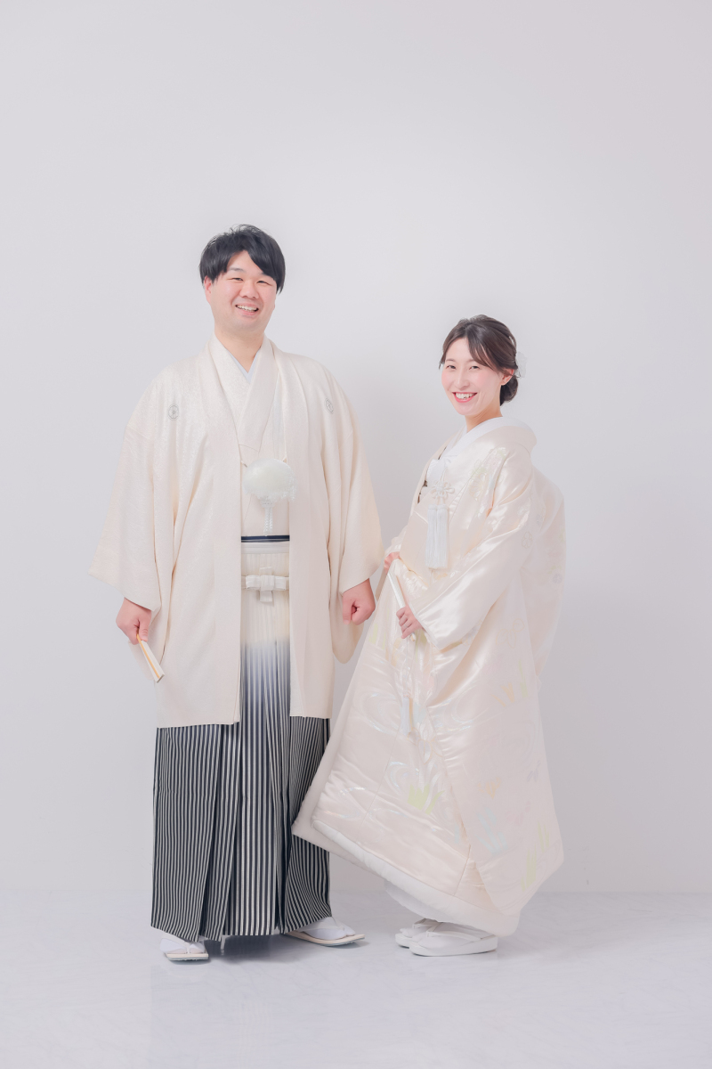 白無垢×白紋付