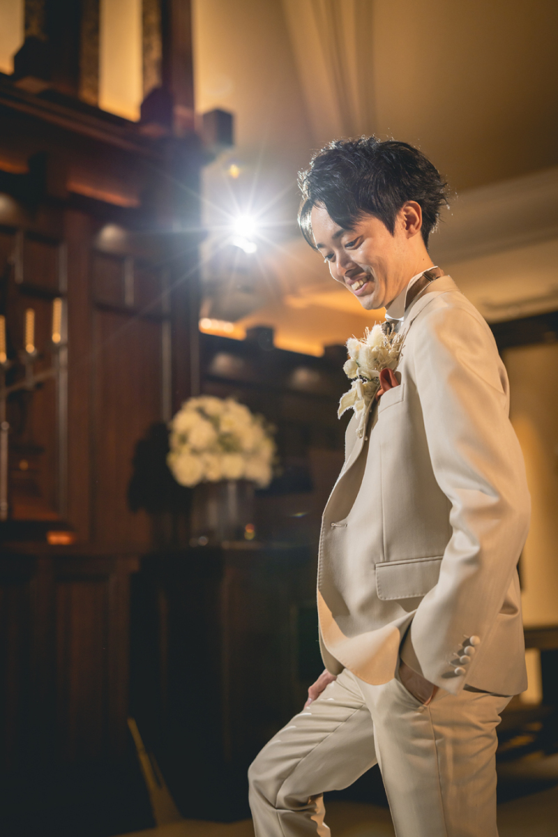 新郎様ソロショット