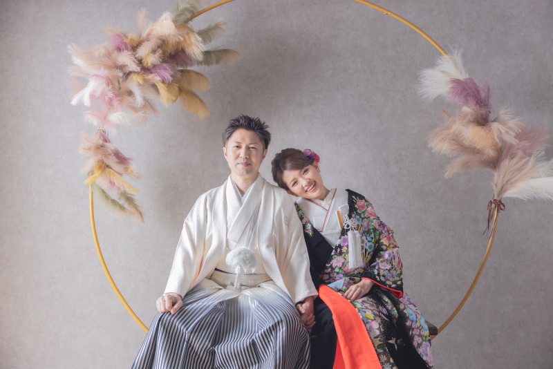 和装はシックに