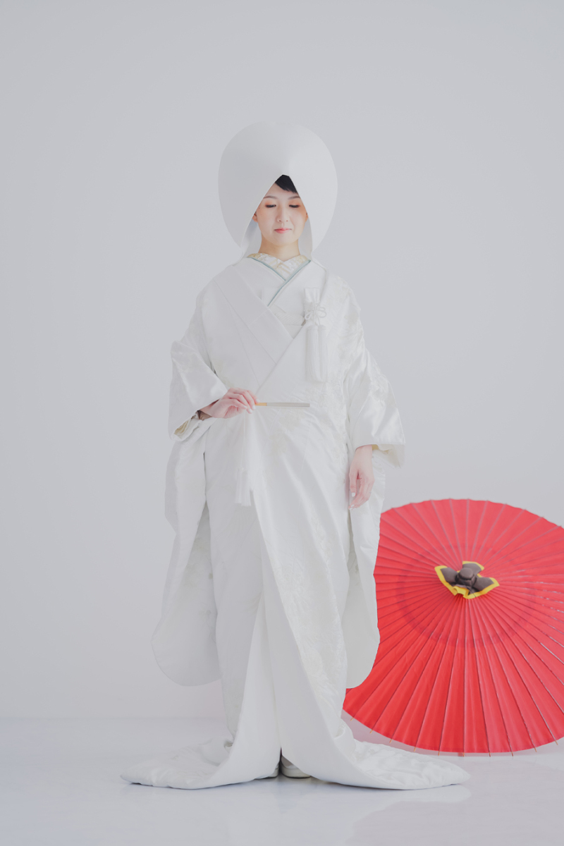 白無垢×綿帽子