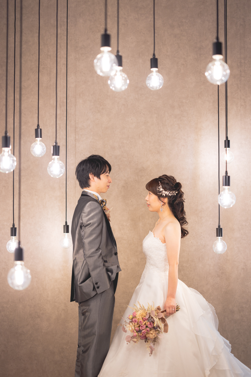 見つめ合いショット