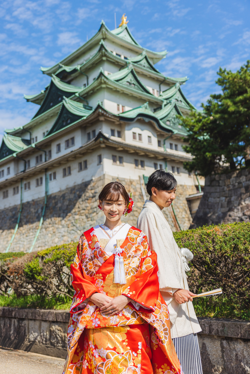名古屋城とスタジオ撮影