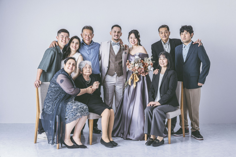 スタジオでも集合写真