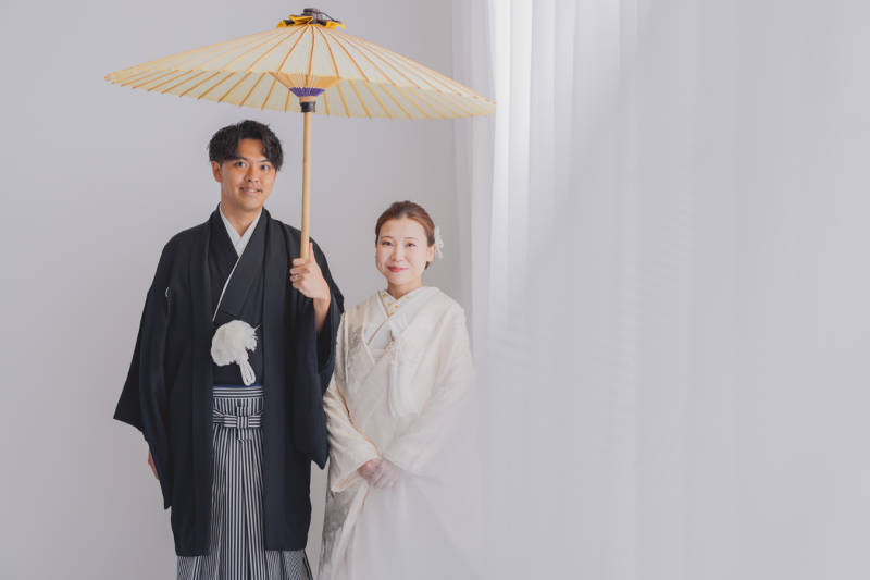 黒紋付×白無垢