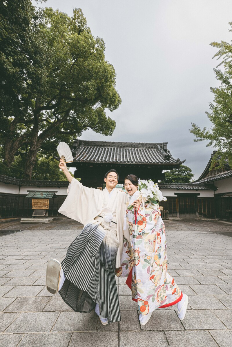 ワンちゃんに負けず満面の笑顔！