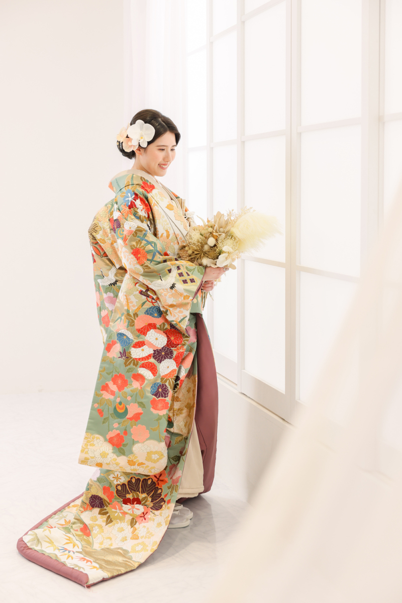 ドライフラワーブーケと♩