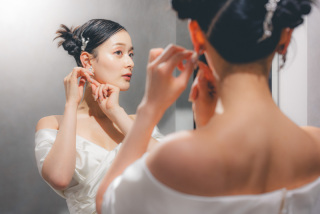 ヘアチェンジ洋髪→洋髪