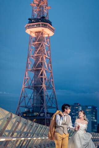 ワタベウェディング名古屋観光ホテルフォトスタジオ_中部電力 MIRAI TOWER＆オアシス21