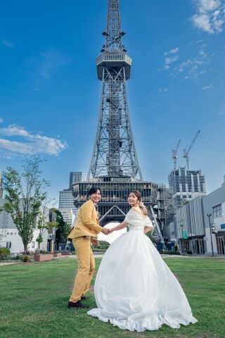 ワタベウェディング名古屋観光ホテルフォトスタジオ_中部電力 MIRAI TOWER＆オアシス21