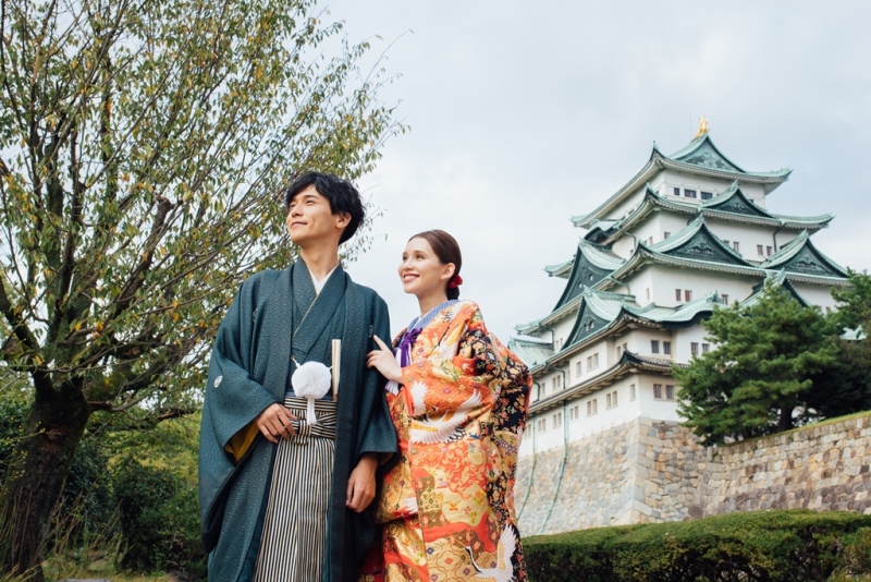 ワタベウェディング名古屋観光ホテルフォトスタジオ_歴史的建造物で撮影できる