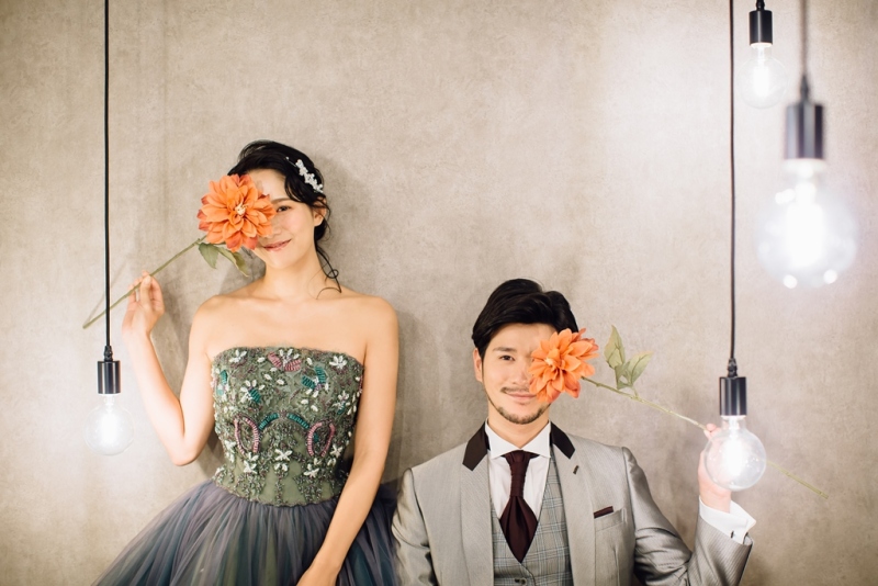 ワタベウェディング名古屋観光ホテルフォトスタジオ_スタジオで撮影できる