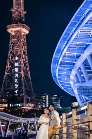 ワタベウェディング名古屋観光ホテルフォトスタジオ_中部電力 MIRAI TOWER＆オアシス21